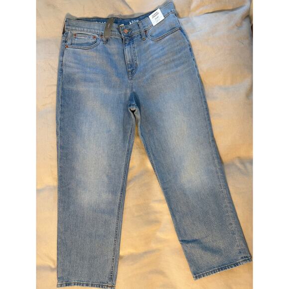 J Crew Womens Classic Straight Jeans High Rise Crop Ankle Size 30P NWT - Picture 4 of 14